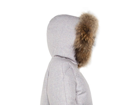 外貿(mào)品牌女款羽絨服定做加工