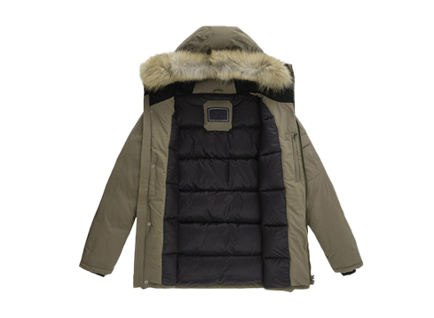 毛圈領(lǐng)女款羽絨服定制代工加工制作