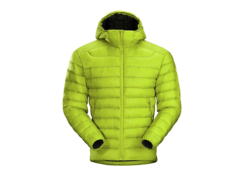 定制男士輕薄款保暖連帽羽絨服廠家