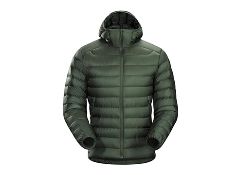 定制男士輕薄款保暖連帽羽絨服廠家