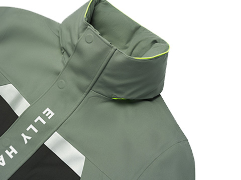 中長防風(fēng)防水壓膠沖鋒衣定做加工