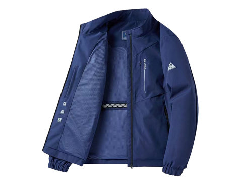 男士戶外休閑運(yùn)動立領(lǐng)風(fēng)衣夾克定制加工