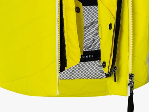 品牌撞色連帽男女士滑雪服定制加工