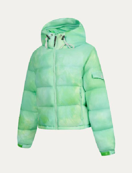 羽絨服源頭工廠一站式代工扎染短款羽絨服